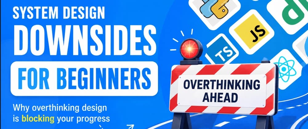 Why obsessing over architecture before you've built anything is quietly killing your growth as a...